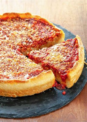  Chicago-Style Deep Dish Pizza: A Symphony of Savory Flavors and Gooey Cheesy Goodness