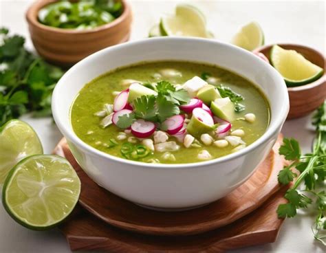  Pozole Verdepouring With Earthy Herbs and A Symphony Of Zesty Flavors!